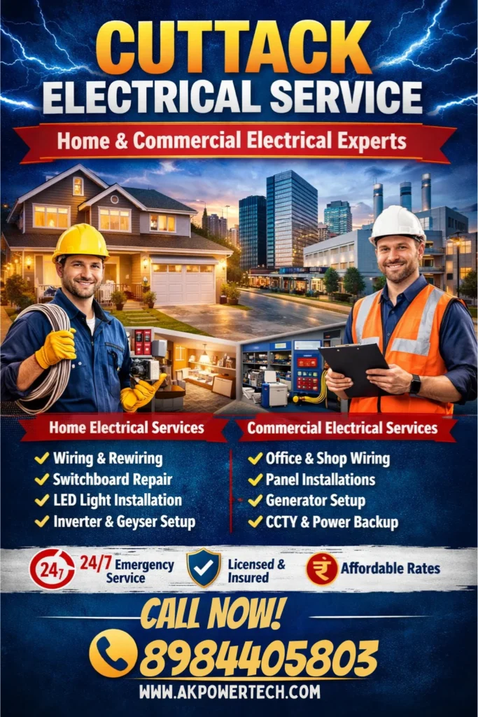 _Cuttack Electrical Service – Trusted Home & Commercial Electrical Experts